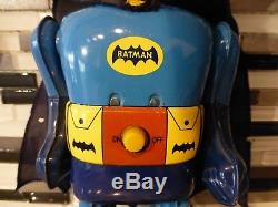 Batman Nomura Japan 1960s Battery Operated Tin Toy Vintage All Original WORKS