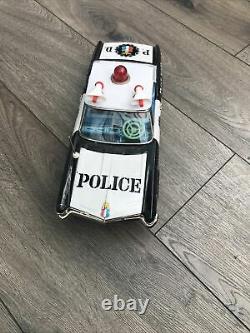 Battery Operated Bandai Police Car Boxed