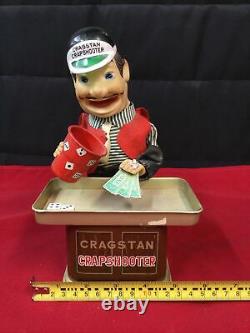 Battery Operated Crapshooter Cragstan Japan Vintage 1960s Bar Toy