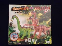 Battery Operated Dinosaur Brachiosaurus lays egg Toy Roaring sound and walk gift