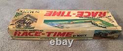Battery Operated RACE TIME by MARX Vintage, BIG Rare Horse Racing Tin Toy Boxed