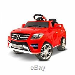 Battery Operated Ride on Mercedes Benz ML350 Red Remote Control Ride on Toy Lice