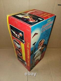 Battery Operated S&E The Drinking Captain Tin Toy Original Box Working