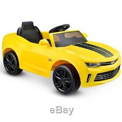 Battery Powered Car For Kids Ride On Toy 6V Electric Camaro Toddler Vehicle