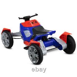Battery Powered Car For Kids Ride On Toy 6V Trax Spiderman Electric Vehicle