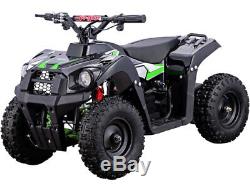 Battery Powered Four Wheeler 36V 500W Ride On Electric Quad ATV Parent Control