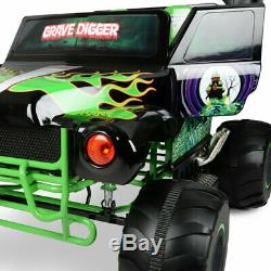Battery-Powered Ride-On Toys Kids Electric Monster Jam Grave Digger 24-Volt