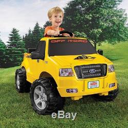 Battery Powered Truck Ride On Power Wheels F150 Truck Kids Fun Vehicle Toy