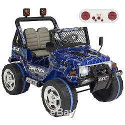 Best Choice Products 12V Ride On Car With Remote Control, Speeds- Spiderman Blue