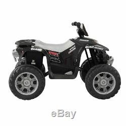 Black 12V Kids Ride On Car 4 wheels Electric ATV Quad Dune Buggy Beach Vehicle