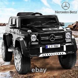 Black Electric Mercedes-Benz 12V Kid Battery Ride On Car Toy MP3 Remote Control