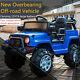 Blue 12v 3 Speed Kids Ride On Car Electric Battery Wheel Remote Control Jeep Usa