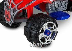 Boys Gift Outdoors Kids Ride On Motorcycle Electric Toy Spiderman Car 12V