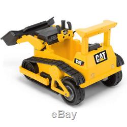 CAT Bulldozer For Kids Car Ride On Battery Electric Power Wheels 12V Twin Motor