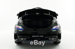 Carbon Black Mercedes SLS AMG 12V Kids Ride On Car Battery Power Wheels withRemote