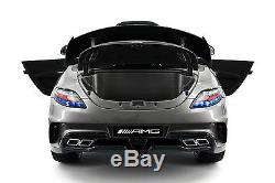 Carbon Gray Mercedes SLS AMG 12V Kids Ride On Car Battery Power Wheels withRemote