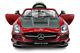 Carbon Red Mercedes Sls Amg 12v Kids Ride On Car Battery Power Wheels Withremote