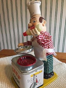 Chef Cook Toy with Original Box Collectors Condition Battery Operated Toy