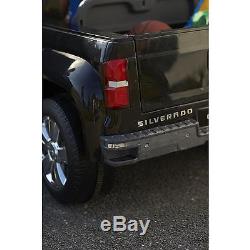 Chevy Silverado 12V Battery Power Ride-On Toy Truck MP3 Headlights Horn Wheels