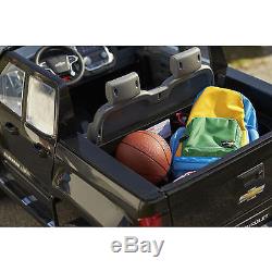 Chevy Silverado 12V Battery Power Ride-On Toy Truck MP3 Headlights Horn Wheels