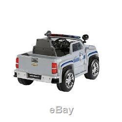 Chevy Silverado Police Truck Power Wheels Working Battery-Powered Kid's Ride On