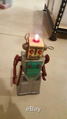 Chief Robotman 1960's Robot KO Yoshiya Japan Tin Battery Operated