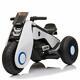 Children's Electric Motorcycle 3 Wheels Double Drive Kids Ride On Motorcycle 6v