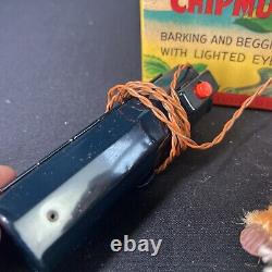 Chippy the Chipmunk-Battery Operated Tin Toy-GBC/Alps Japan-#504/311 & Box