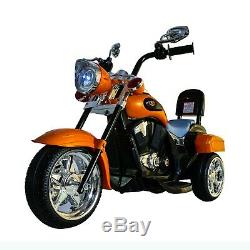 Chopper Style Electric Ride On Motorcycle For Kids 6v Battery Powered 3 Wheel