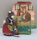 Cragstan Alps Japan Battery Powered Animated Bear The Busy Housekeeper Tin Toy