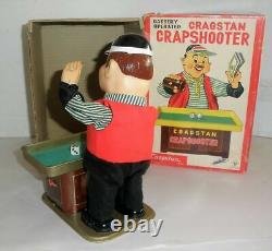 Cragstan Crapshooter with Original Box Vintage 1960s Japanese Battery Operated Toy