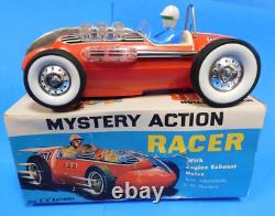 Cragstan Hong Kong Battery Operated Mystery Action Racer race Car with Box LNIB ST