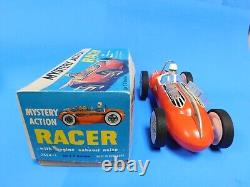 Cragstan Hong Kong Battery Operated Mystery Action Racer race Car with Box LNIB ST