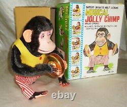 Daishin Musical Jolly Chimp Friday the 13th Monkey Battery Operated Original Box