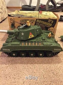 Deluxe Reading Tiger Joe Tank With Box Still Works