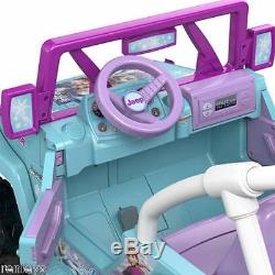 Disney Frozen 12v Electric Ride On Toy Jeep 4 Wheeler 4x4 Toddler Kids Girls