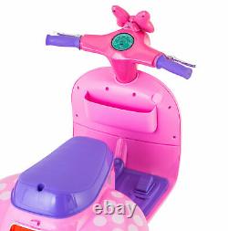 Disney Minnie Mouse Happy Helper Car Motorcycle Scooter with Sidecar Ride-On Toy