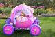 Disney Princess 24 Volt Electric Cinderella Carriage Ride-on Car For Girls New