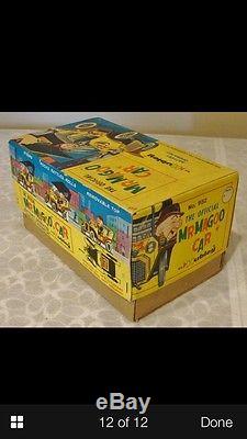Early Hubley Toys Tin Litho B/O Mr. MaGoo Car 60s V RARE MINT IN BOX WORKS GREAT