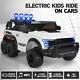 Electric 12v Battery White Kids Ride On Truck Car Pickup With Rc Led Mp3 6 Wheel