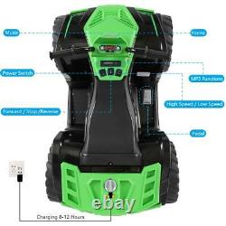 Electric 12V Kids ATV Ride On Toy Car Child Gift with 2 Speeds, LED Lights, Music