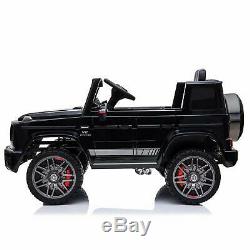 Electric 12V Kids RC Ride On Car with Radio Remote & MP3 Mercedes G63 AMG Black