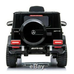 Electric 12V Kids RC Ride On Car with Radio Remote & MP3 Mercedes G63 AMG Black