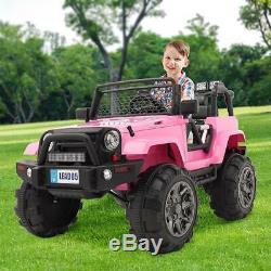 Electric 12V Kids Ride On Car Toys 4 Wheels, 3 Speeds, Remote Control