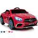Electric 12v Kids Ride On Car With Radio Remote Control Mp4 Screen Mercedes Pink