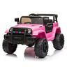 Electric 12v Kids Ride On Truck Car Toys 3 Speed, Light, Music, Remote Control