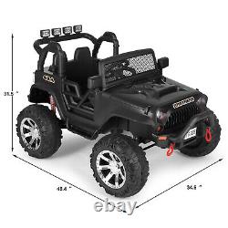 Electric 12V Kids Ride On Truck Driving Car Spring Suspension Remote Control MP3