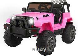 Electric Battery 12V Kids Ride On Car Toy Outdoor & Indoor withRemote Control Pink