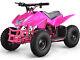Electric Battery 24v Pink Four Wheeler Kids Boys Girls Mini Quad Atv Dirt Bike