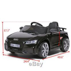 Electric Car Audi TT RS Kids Ride On 12V With Remote Control, MP3, LED Lights